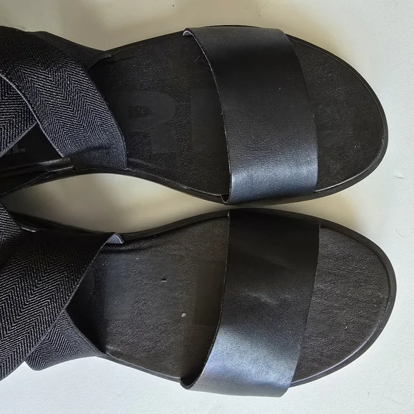 Sorel Ella II Sandals Black Size 8 - Picture 10 of 14